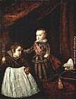 Prince Baltasar Carlos with a Dwarf by Diego Rodriguez de Silva Velazquez